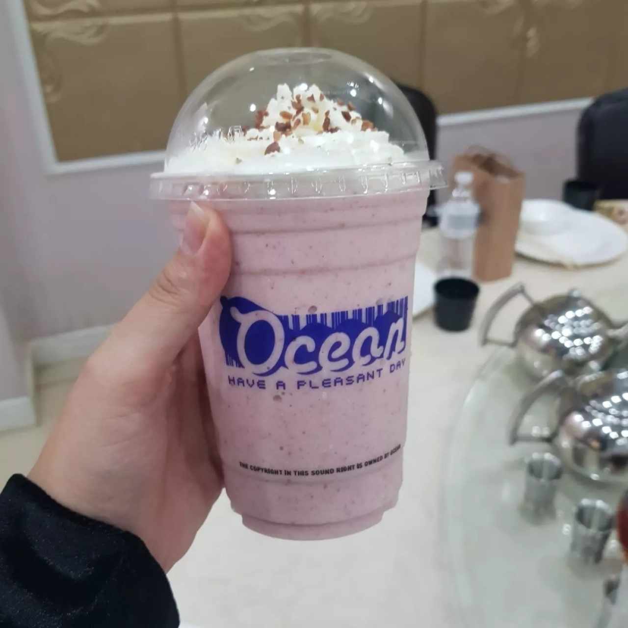 strawberry frappe