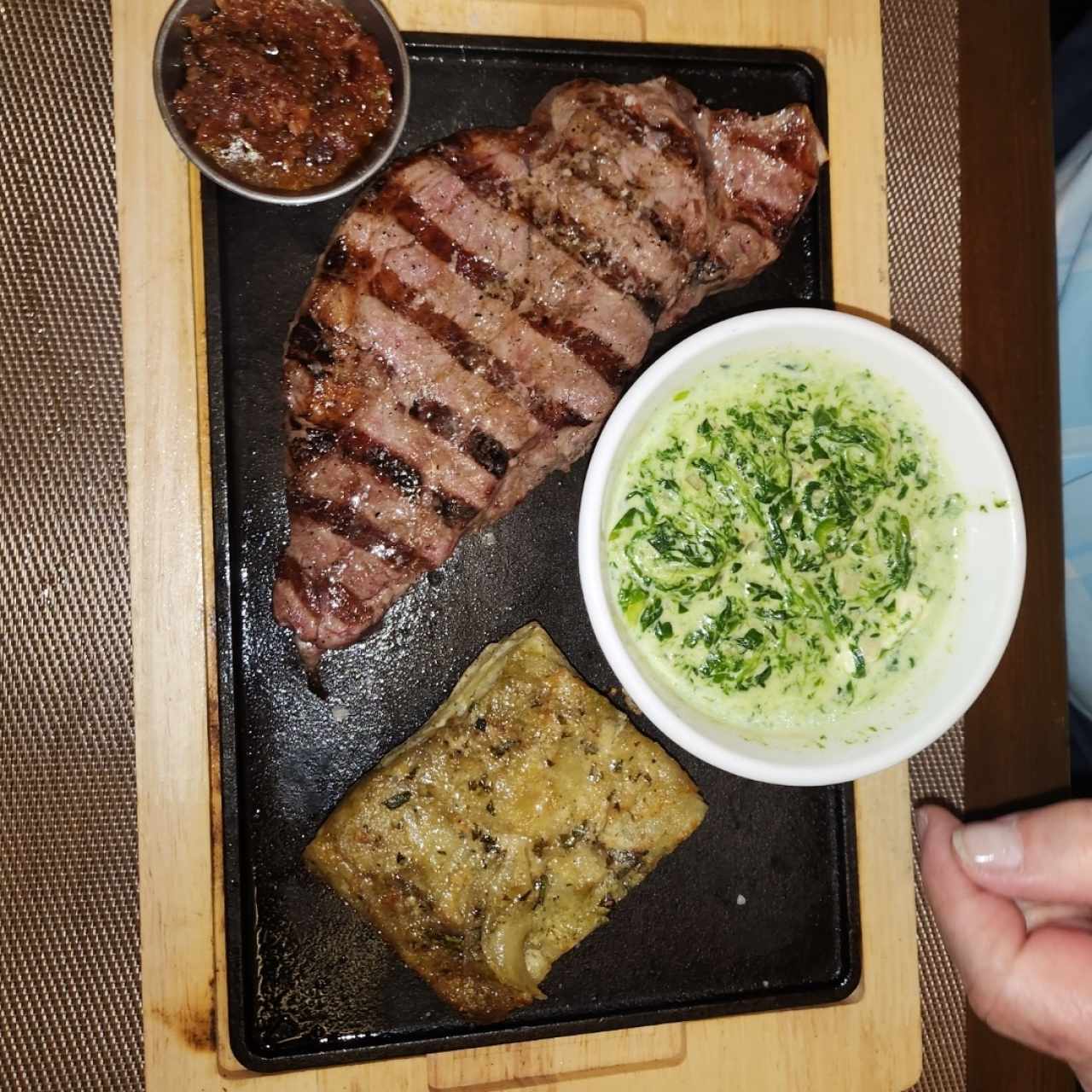 Menú Grill - New York Strip