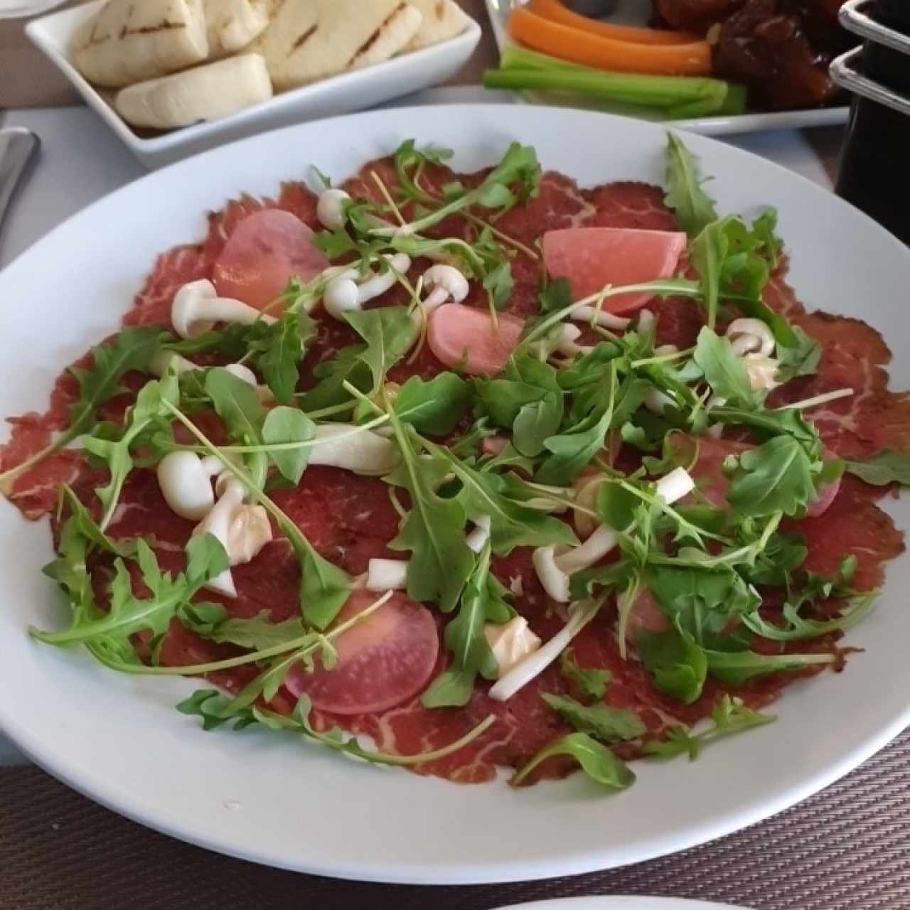 Entradas - Smoked Carpaccio