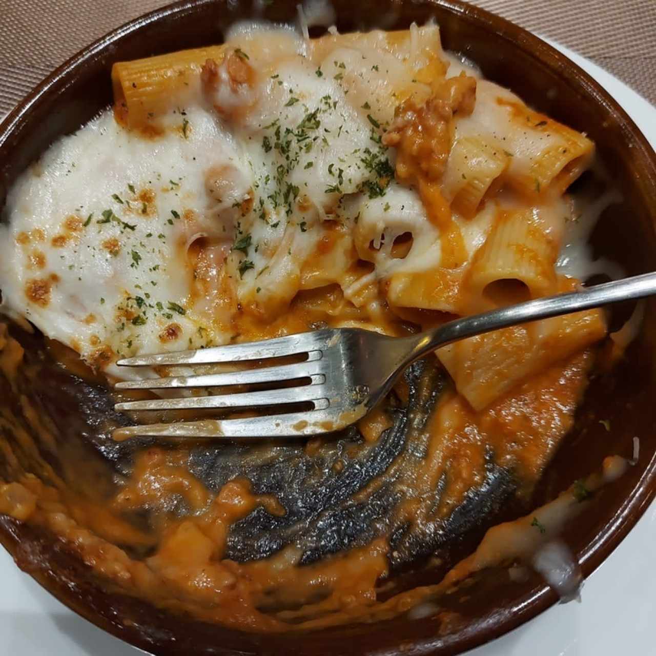 Baked rigatoni 