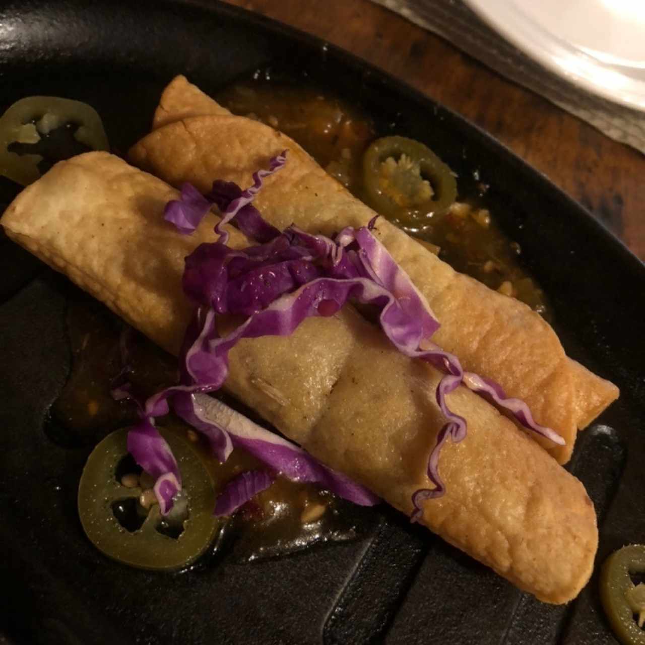 Flautas de Pork Belly