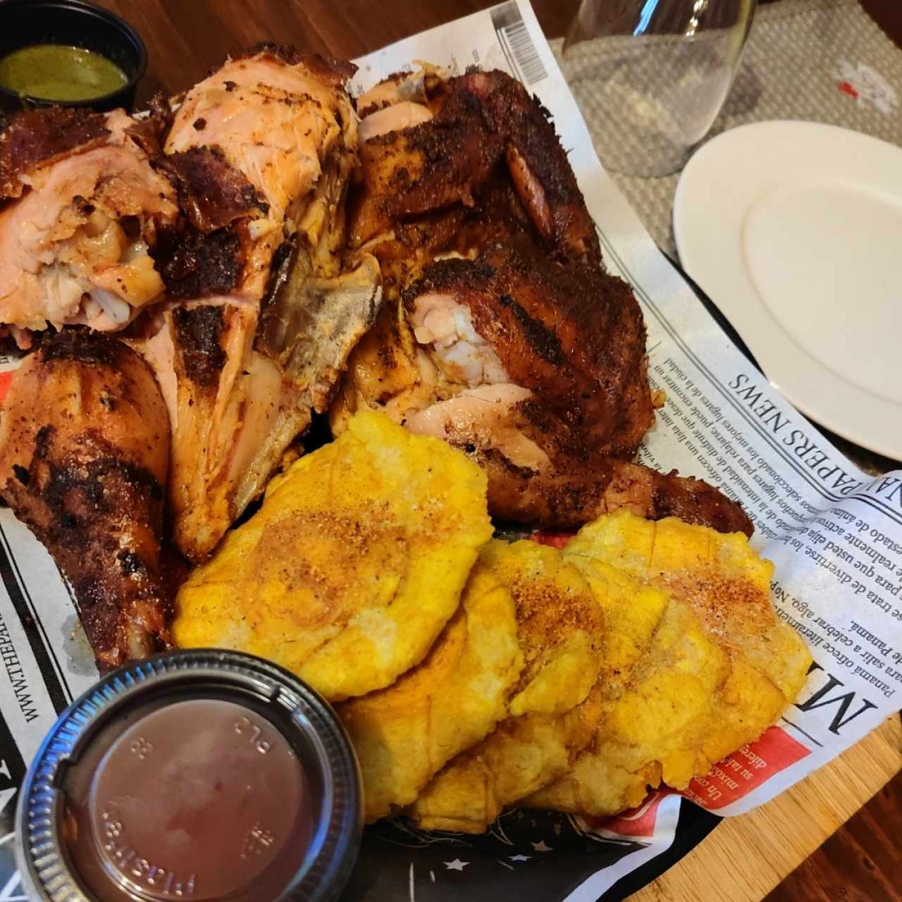 Pollo ahumado 