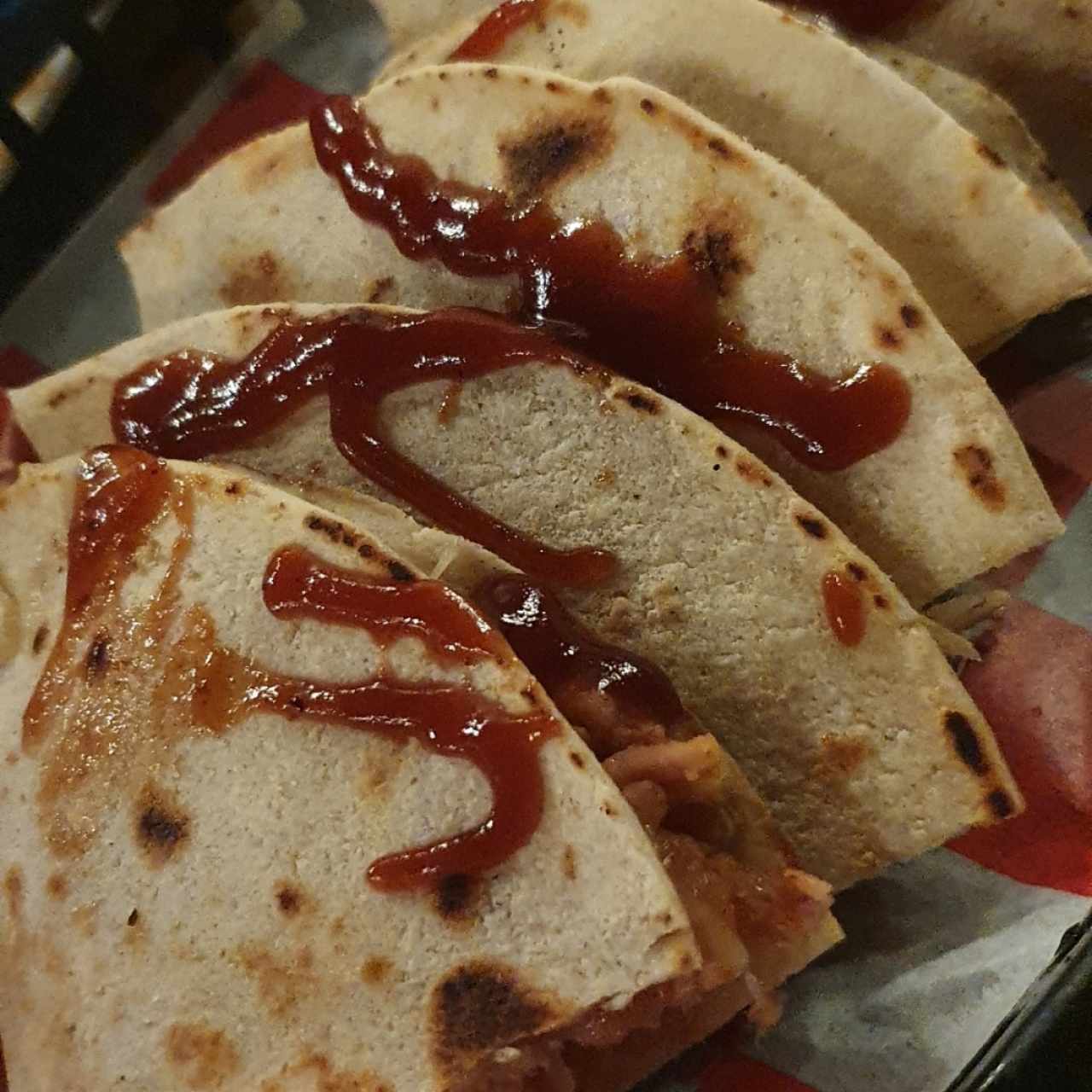 Quesadillas de pulled pork