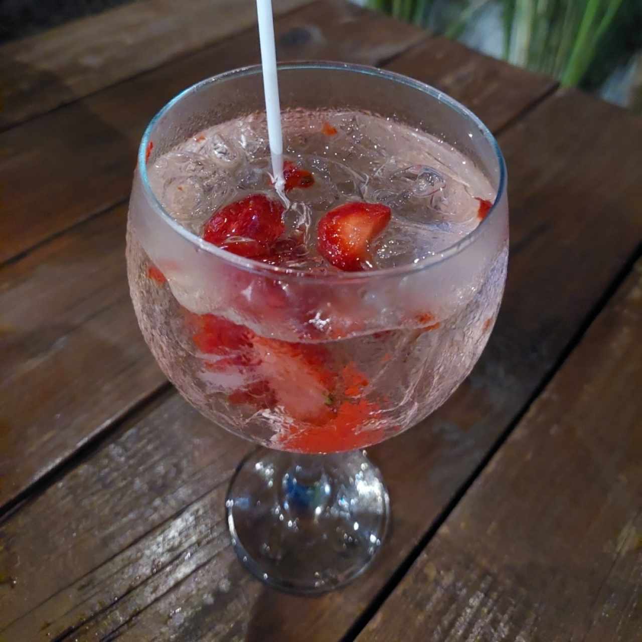 Gin tonic frutos rojos