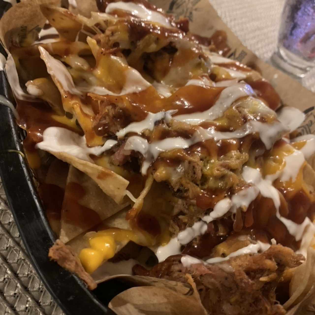 Nachos con PulledPork