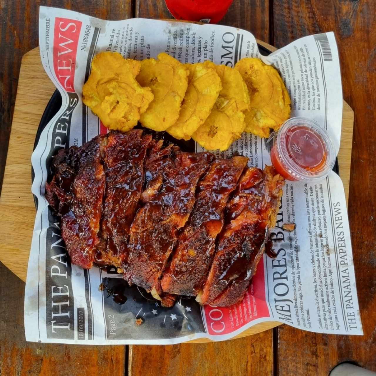 costillas bbq 