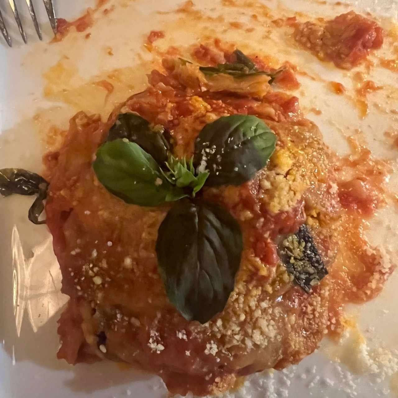 Berenjena a la parmiggiana