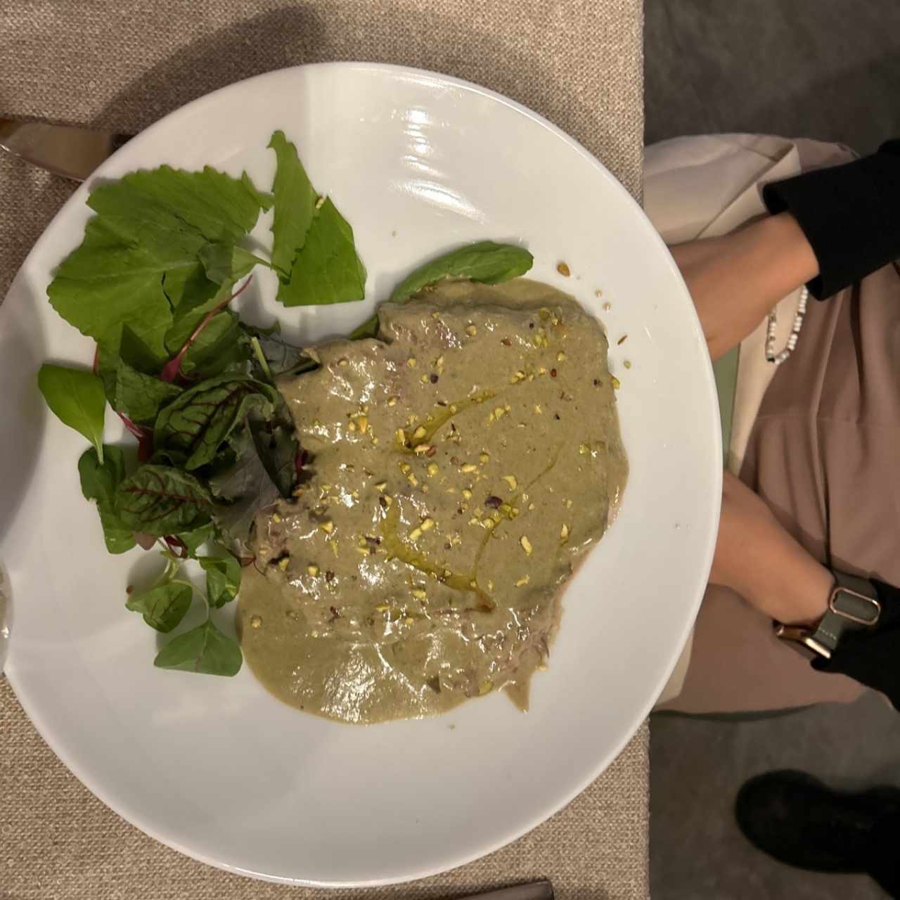 Trancho de Filete de Res en Salsa Especial de Pistacchio