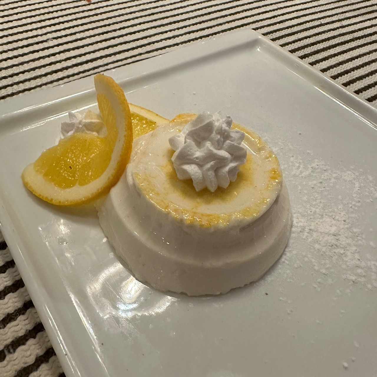 Panacotta de naranja 