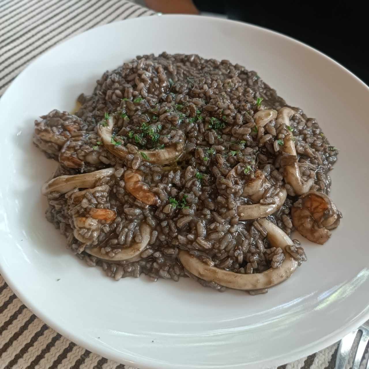 Risotto en tinta de Calamari