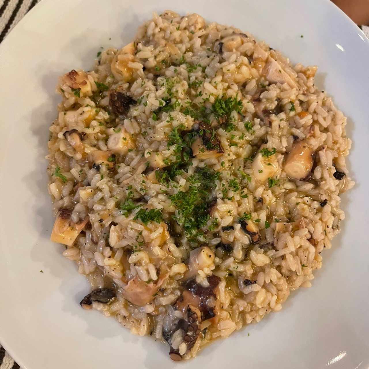 Risotto de pulpo 