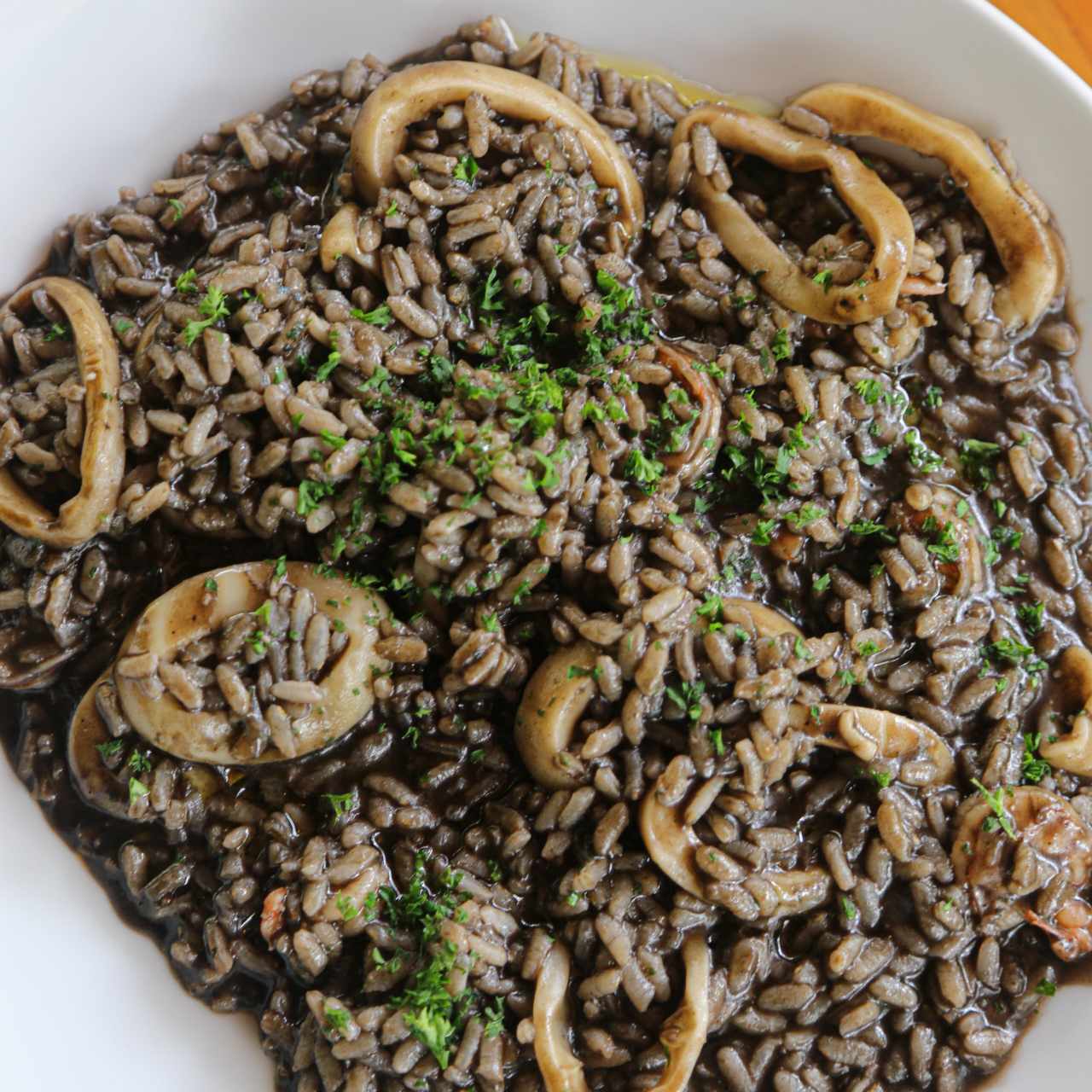 Risotto en tinta de Calamari