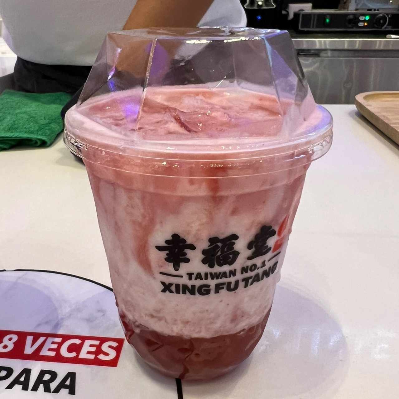 Strawberry Boba Milk