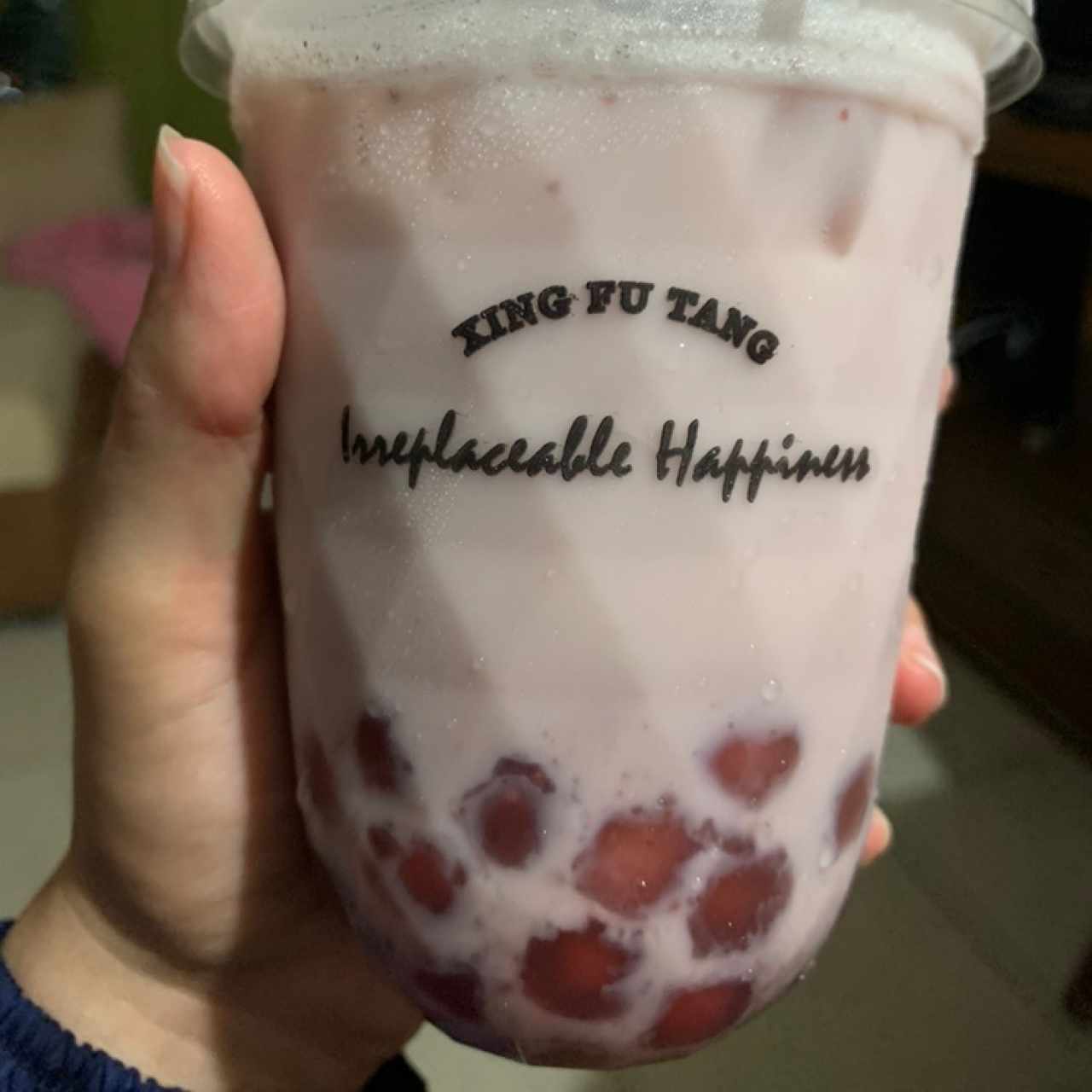 Bubble tea de Fresa