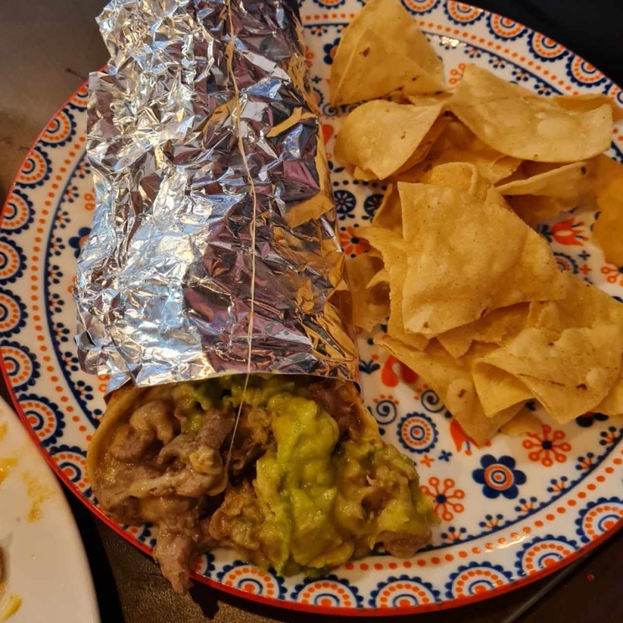 burrito albañil de bistec