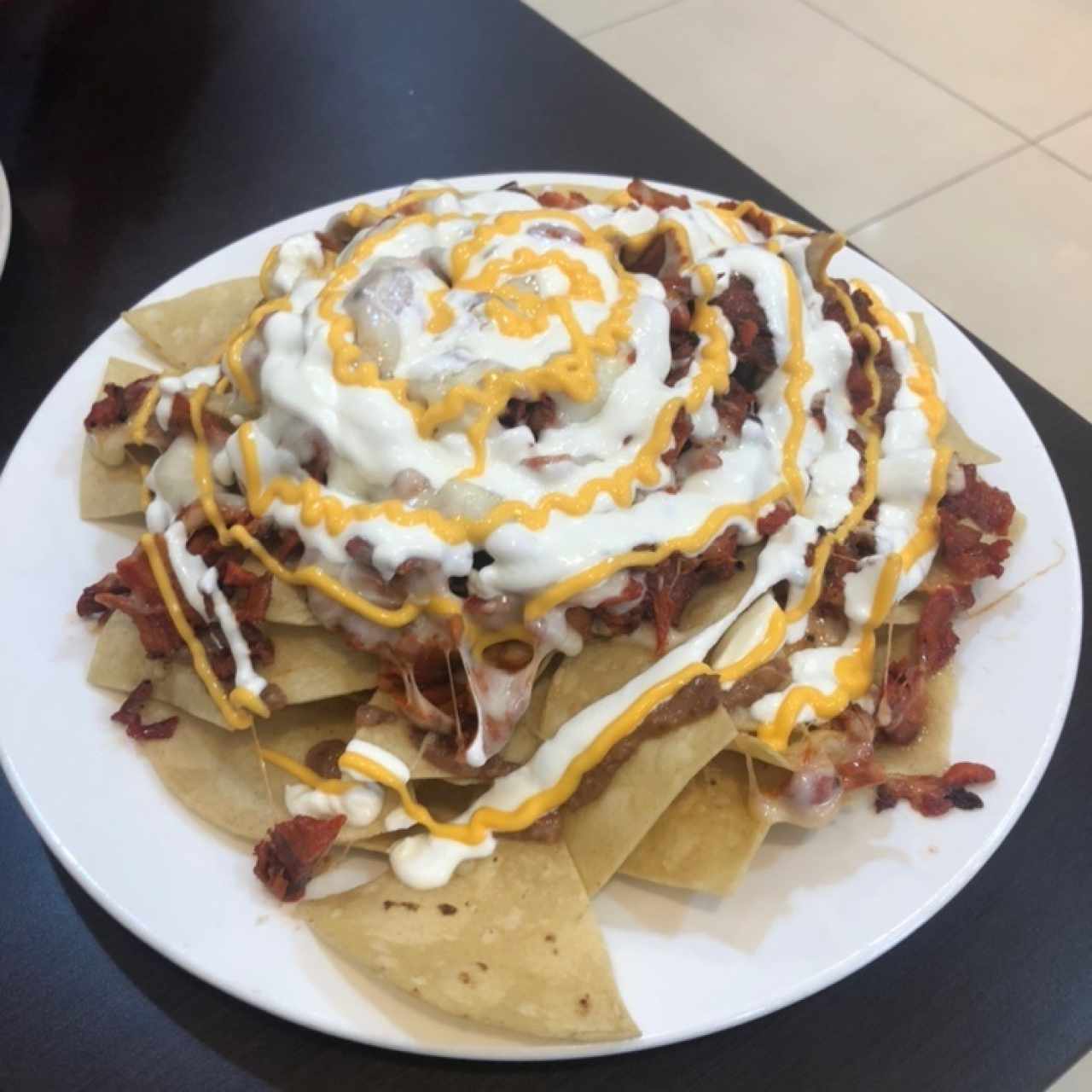 Nachos yeye al pastor 