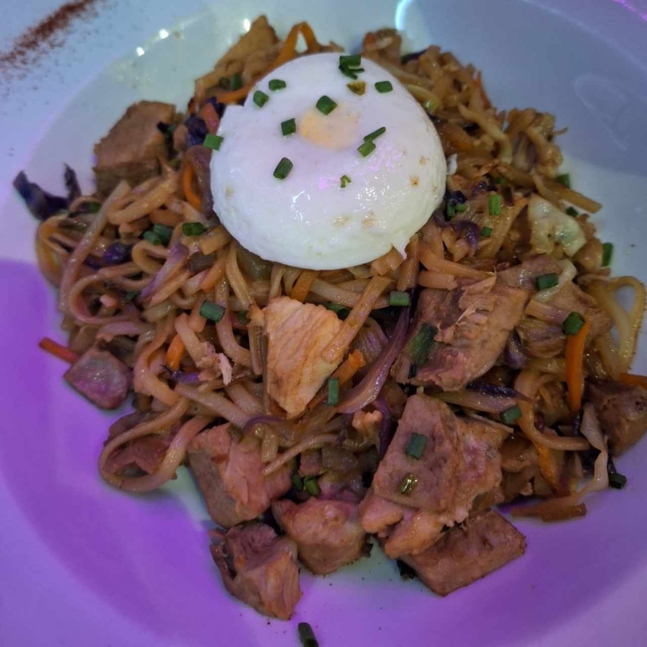 Pasta de Fideos de Arroz Tahi con Cerdo