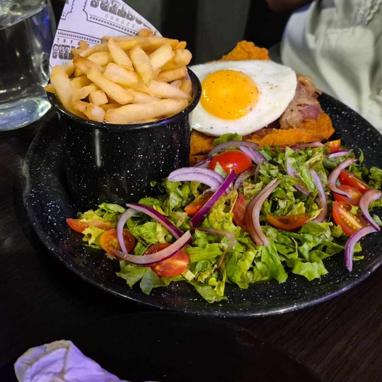 Milanesa de Pollo al Caballo