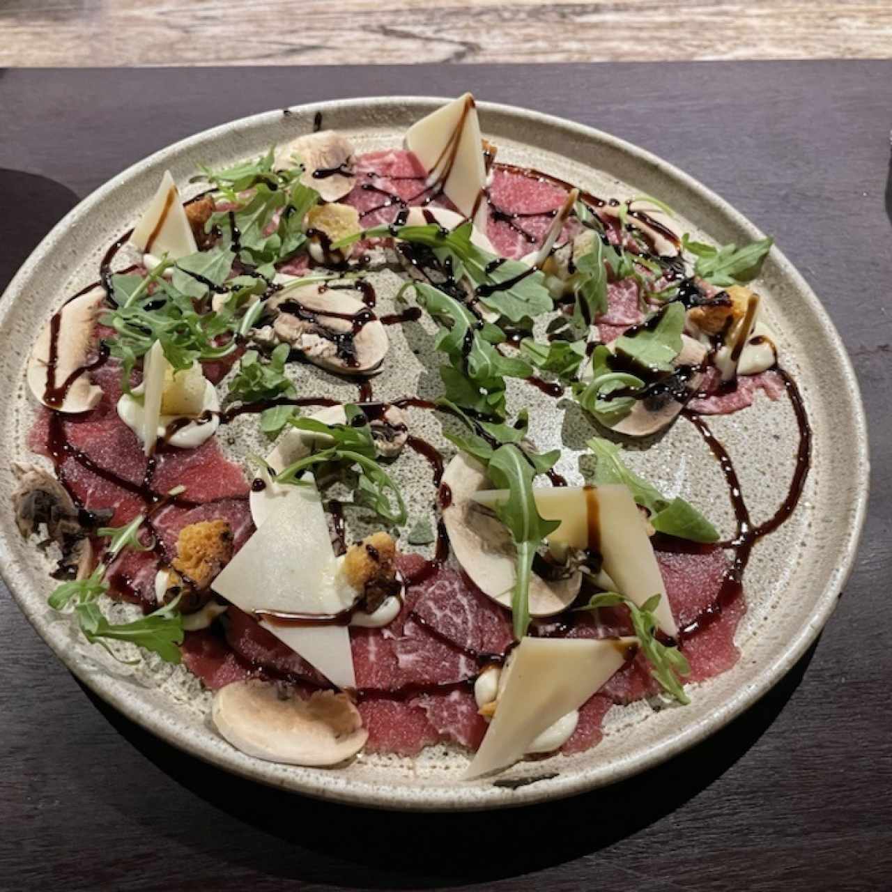 Menú - Carpaccio de Res