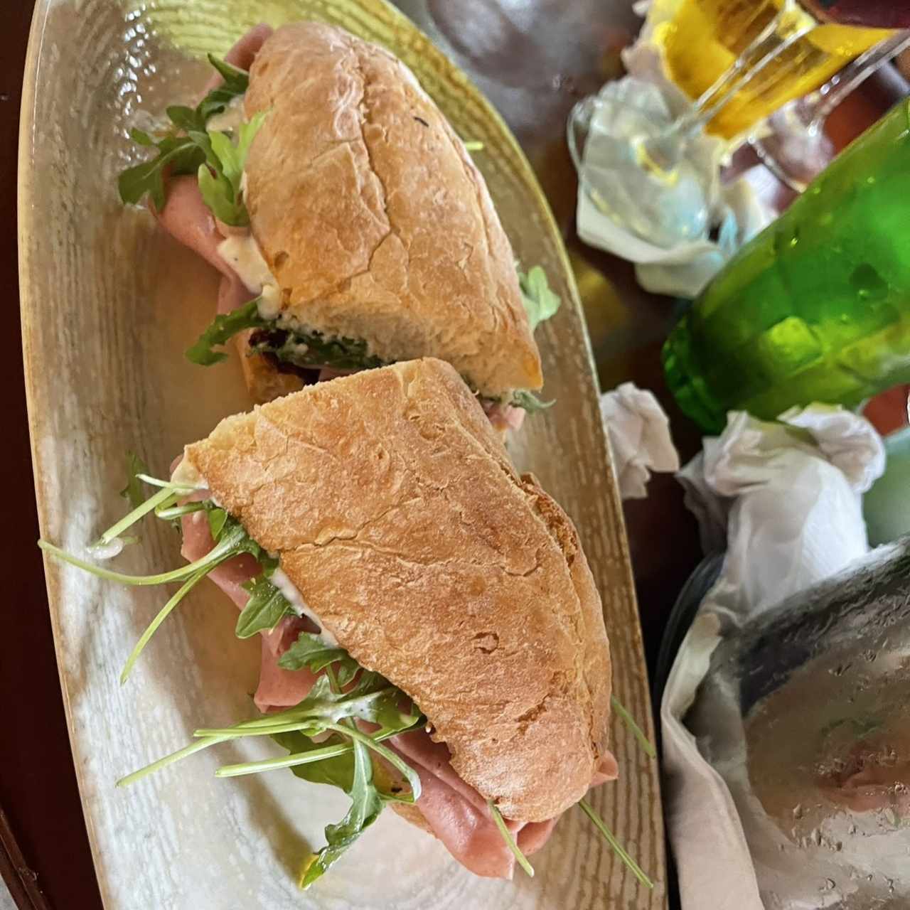 Salmón sándwich 