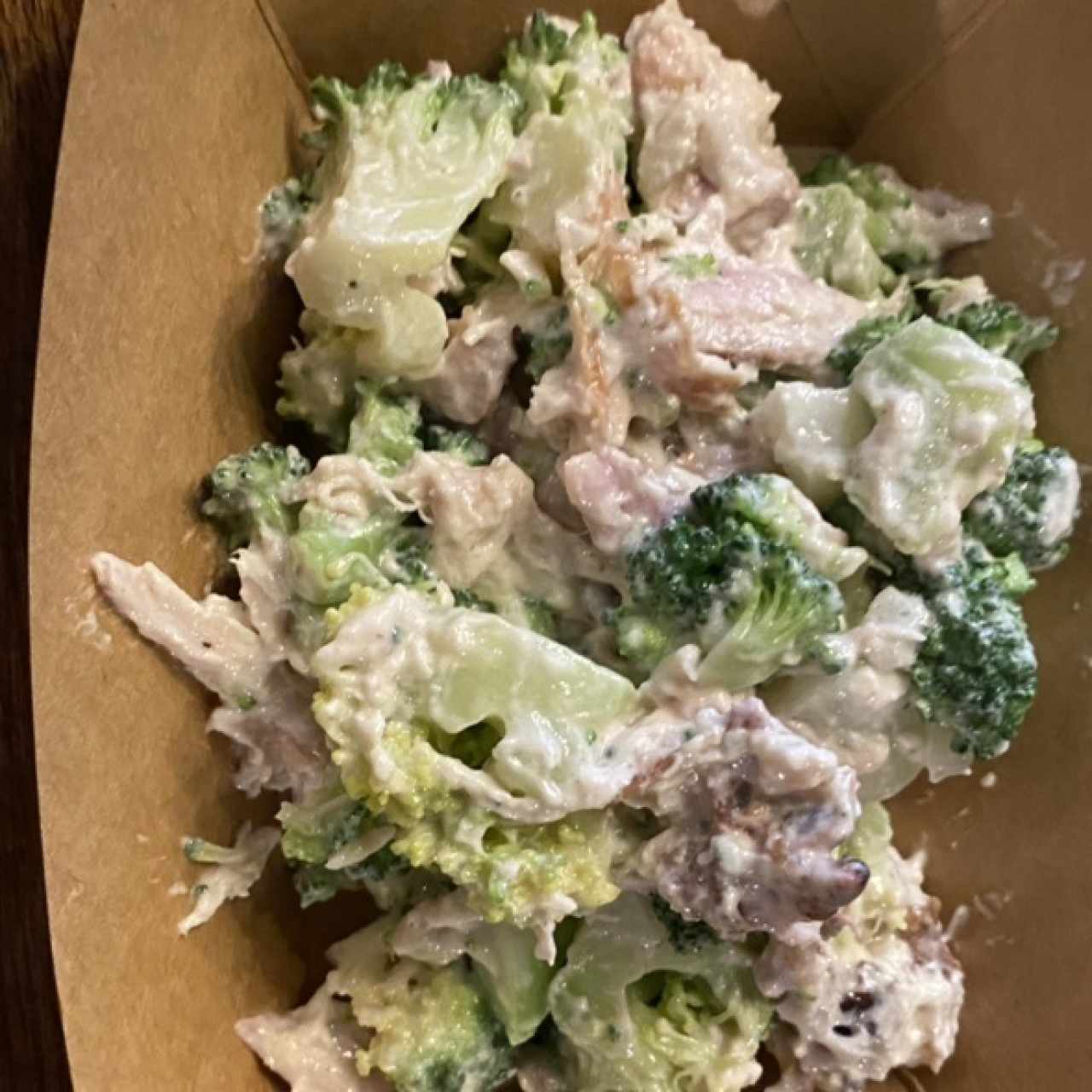 Ensalada de pollo con brocoli 