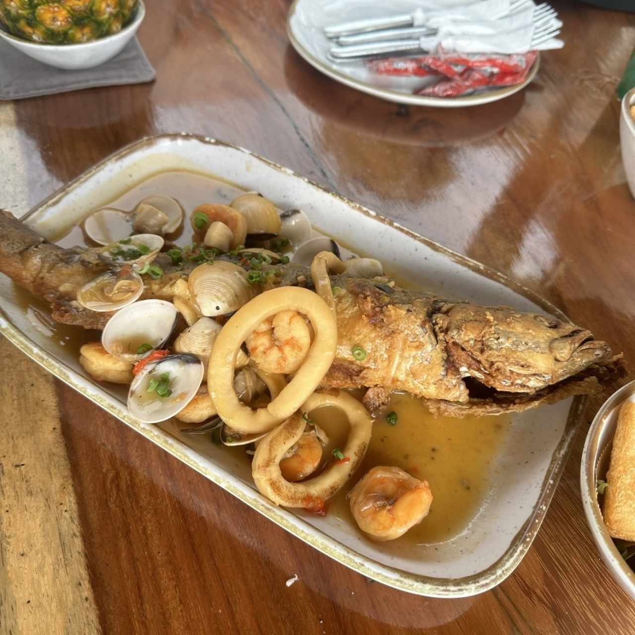 Pescado frito