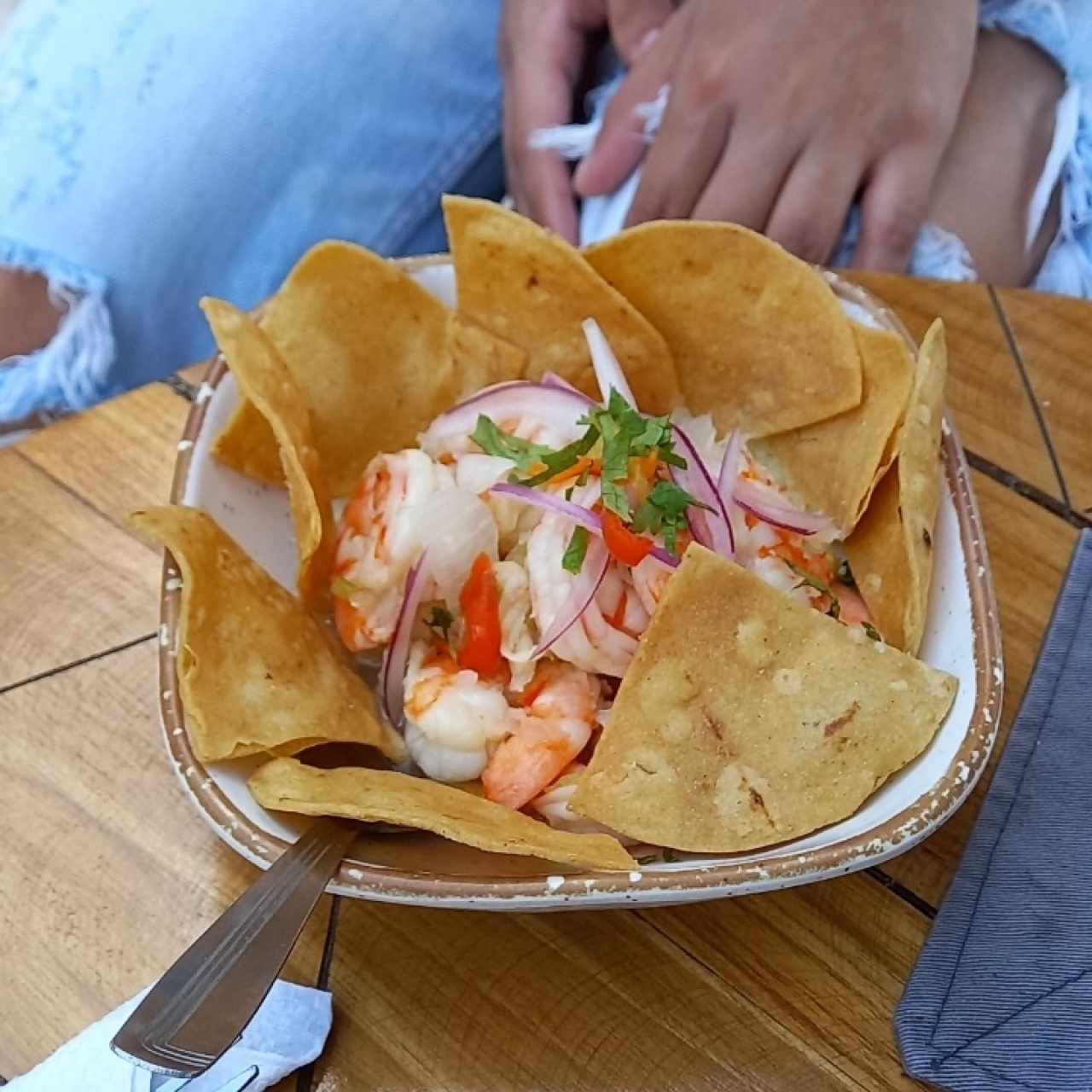 ceviche de camarones