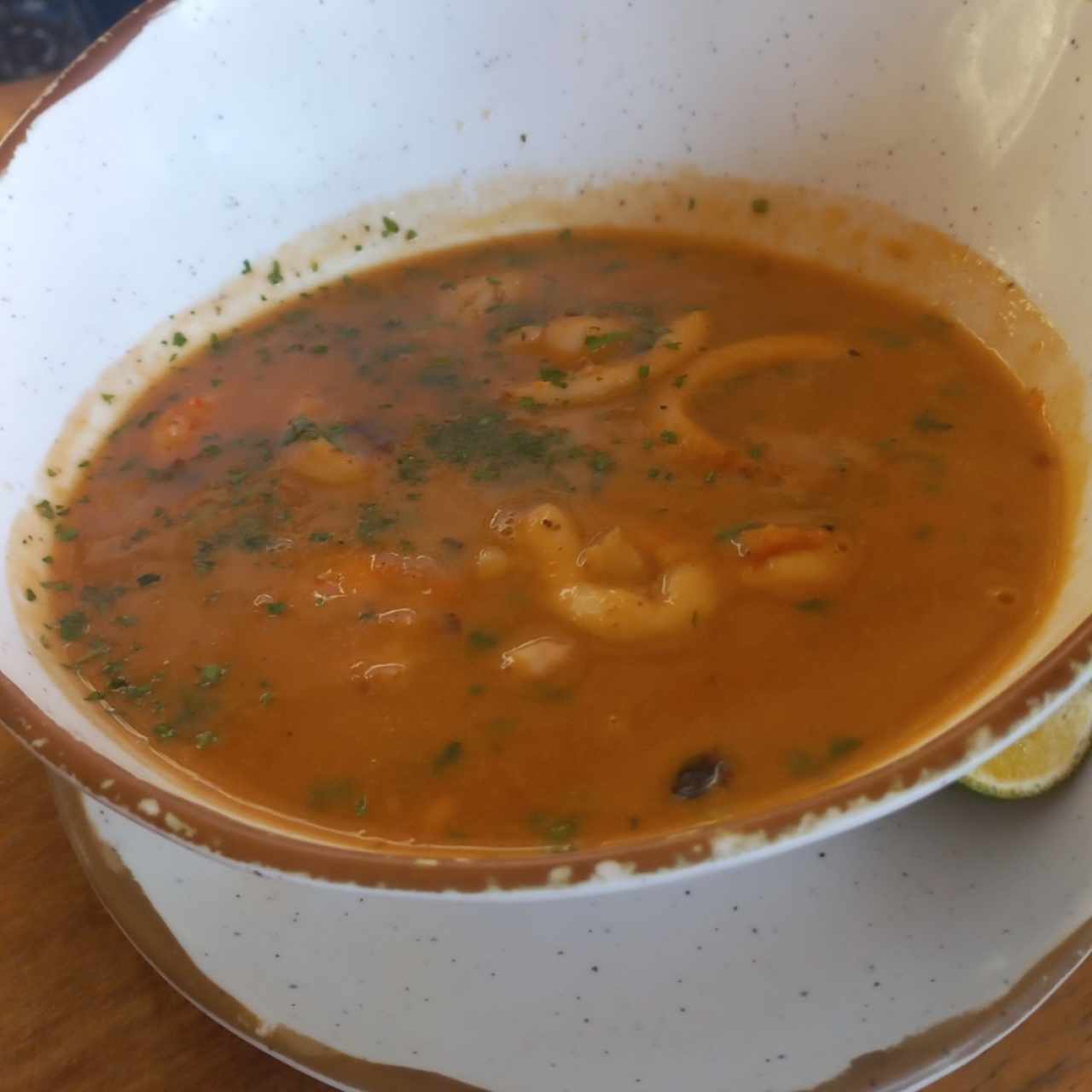 sopa de mariscos