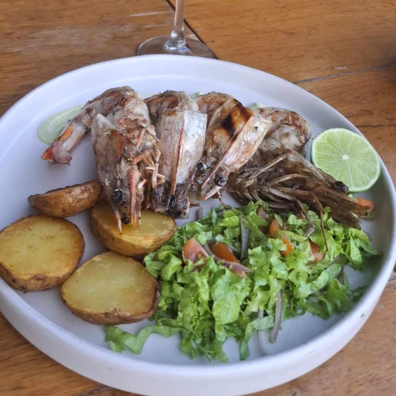 Langostinos a la Brasa