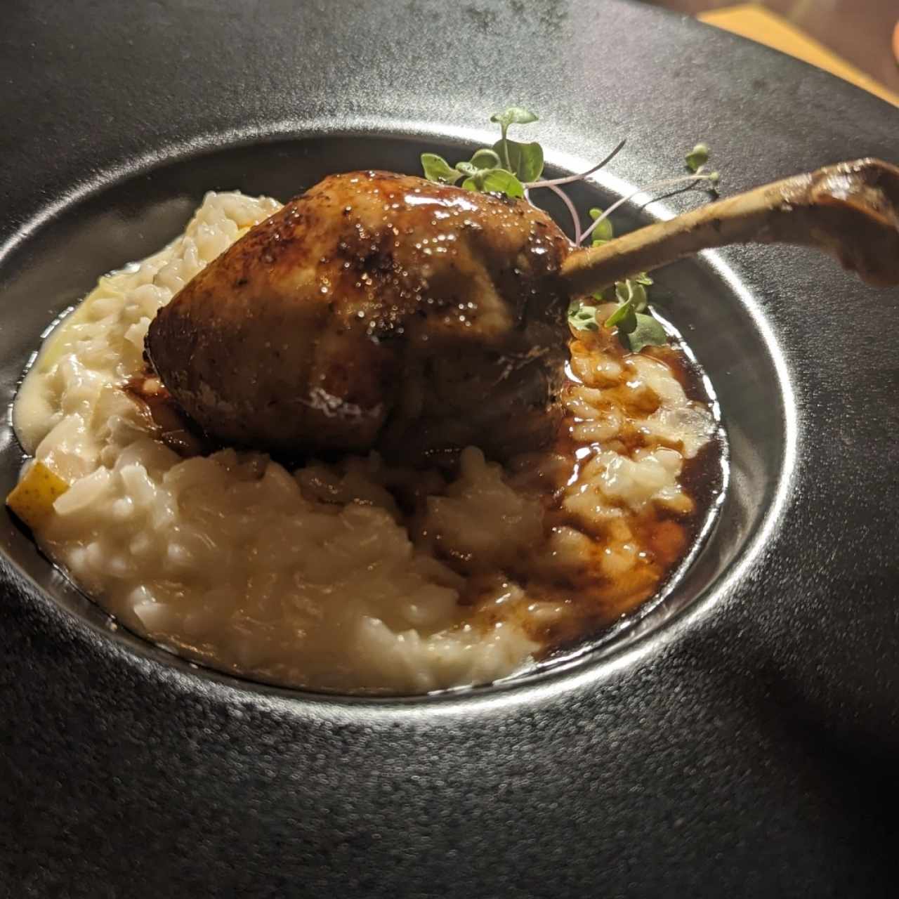 duck leg risotto 