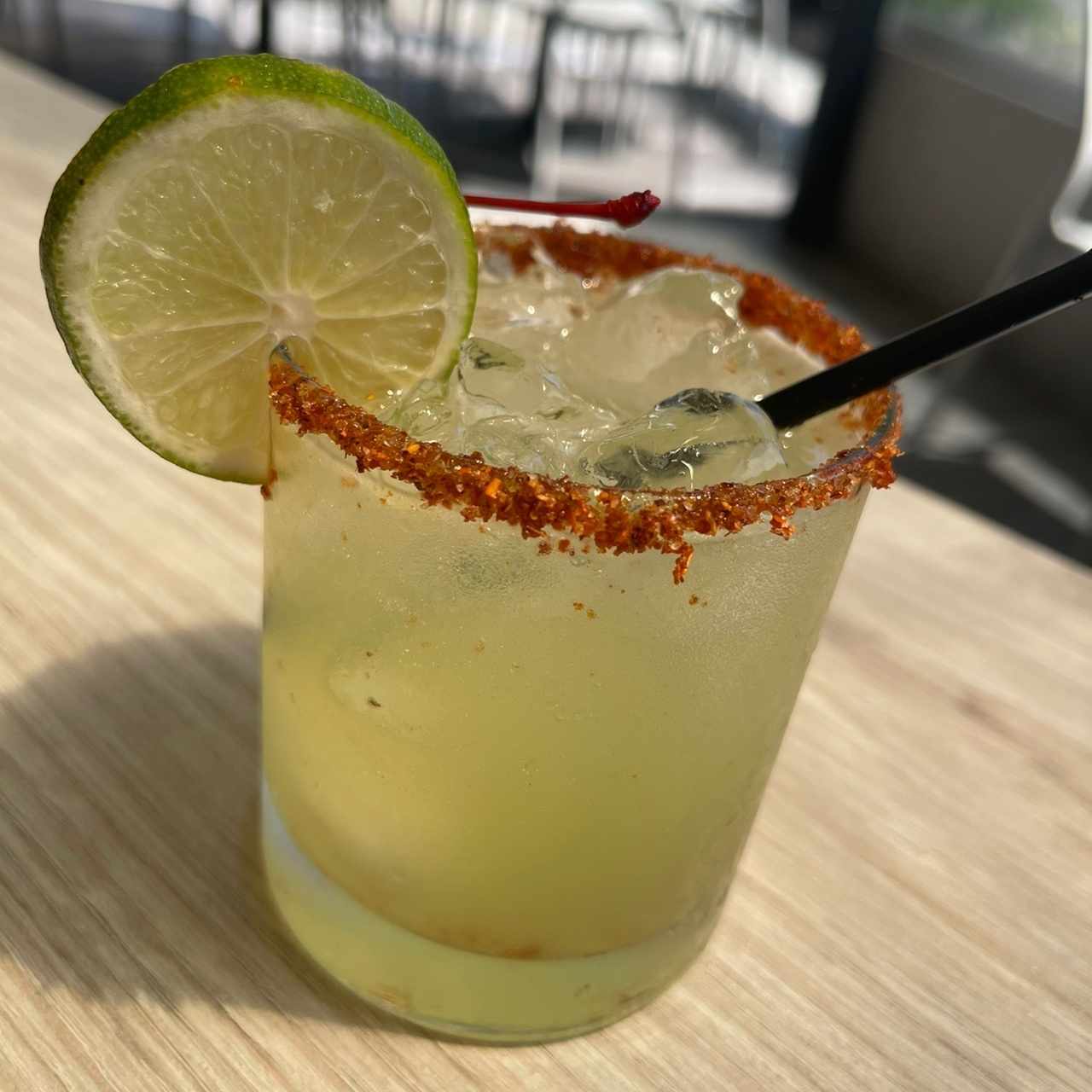 Margarita a la roca hot jalapeño