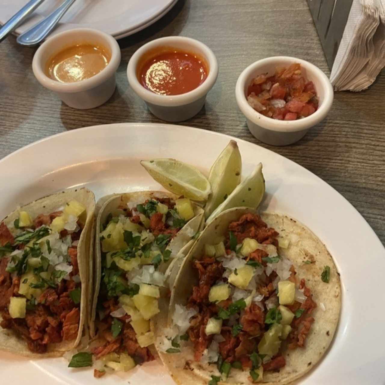 Orden de tacos al pastor