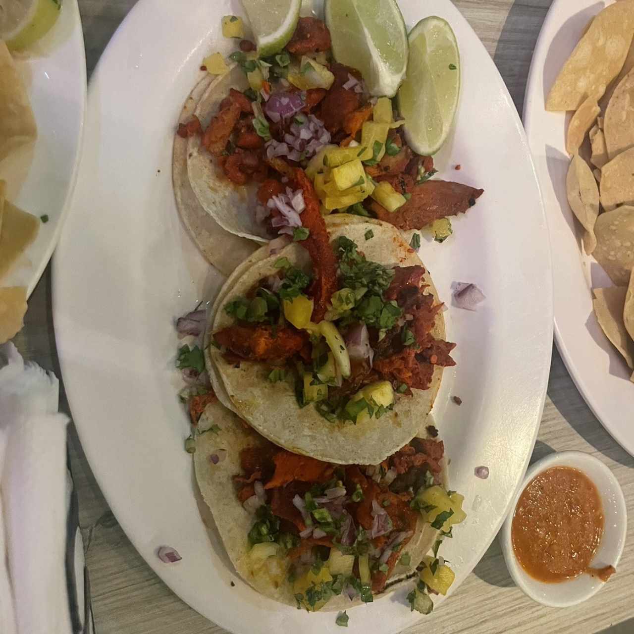 Orden de tacos al pastor