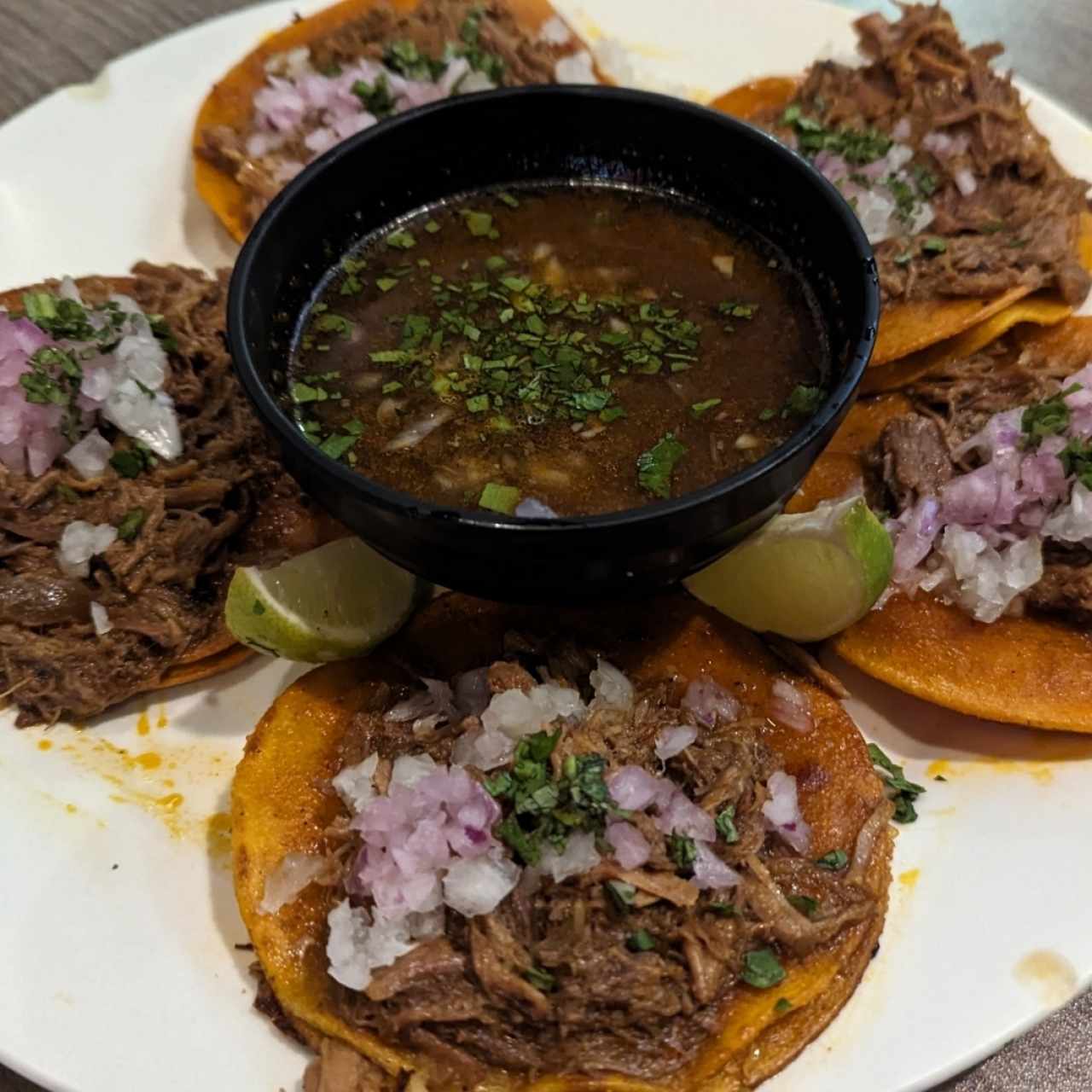 Orden de tacos de birria