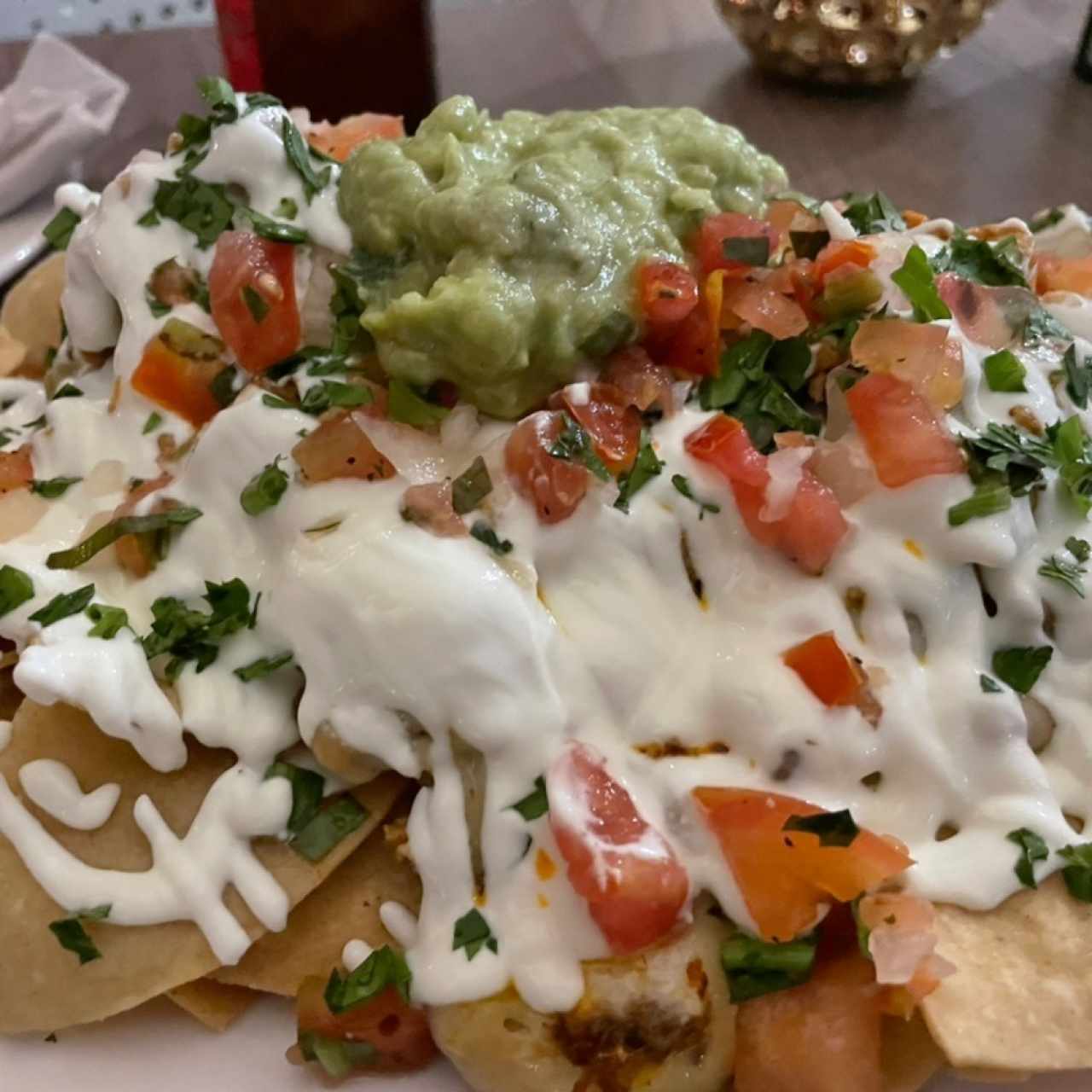 Nachos Premium de Pollo y chorizo