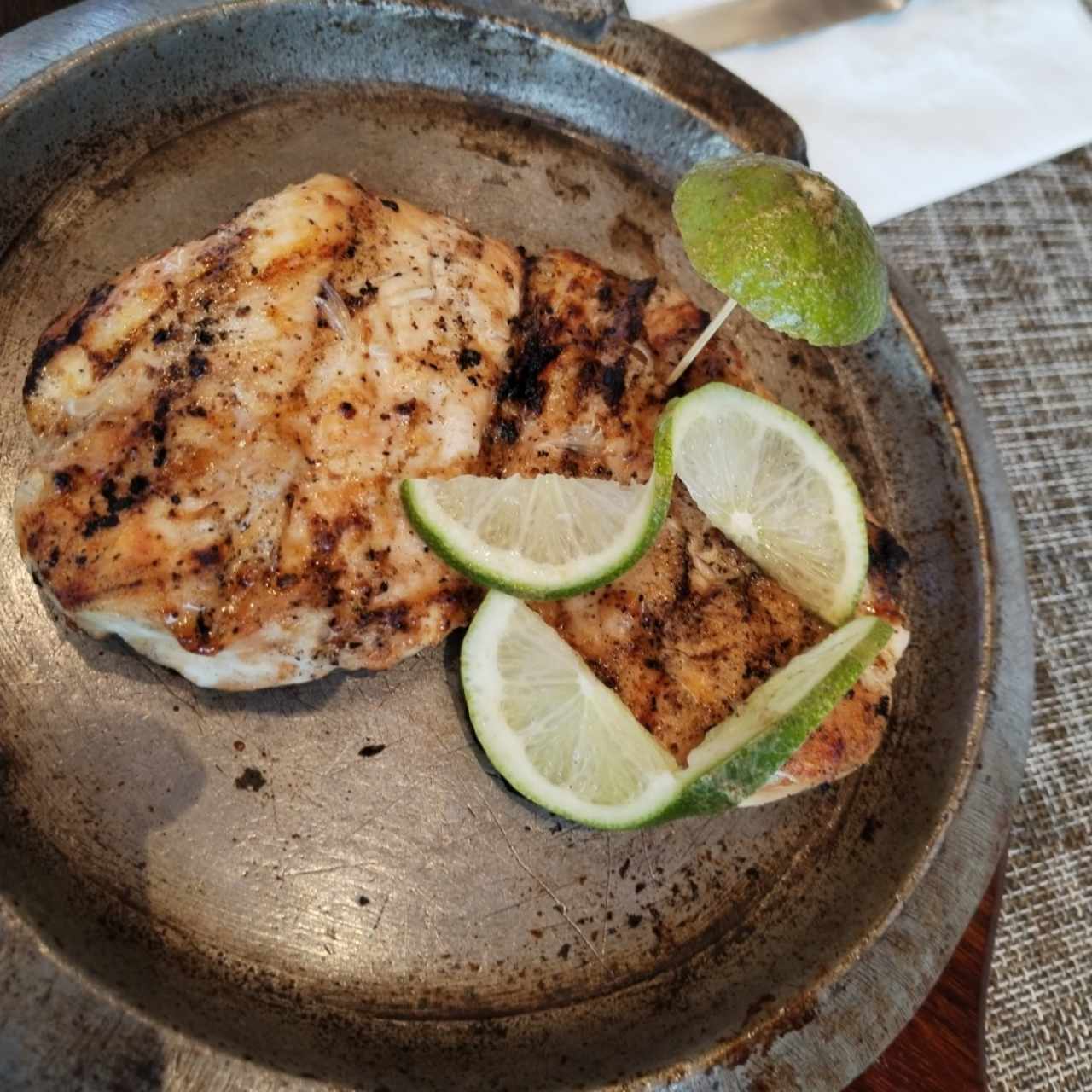 Filete de pollo al limón