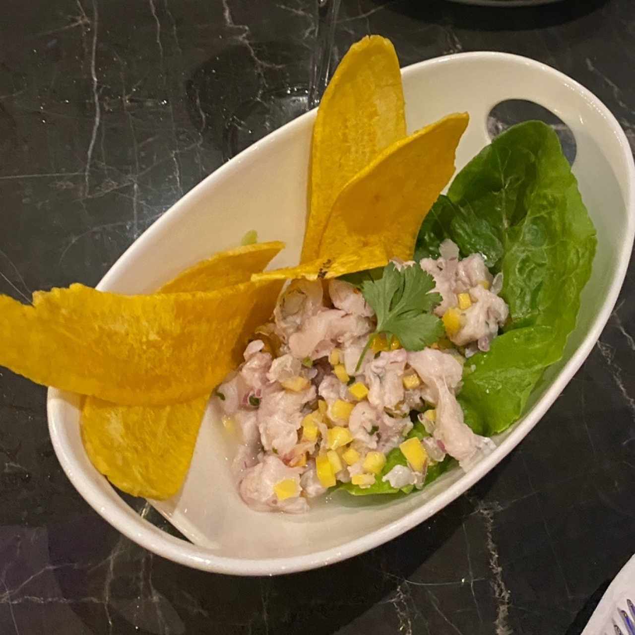 Entradas - CEVICHE DE CORVINA