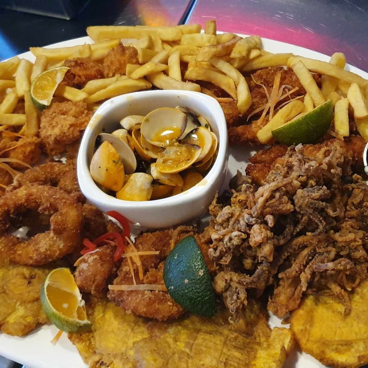 Picada de mariscos