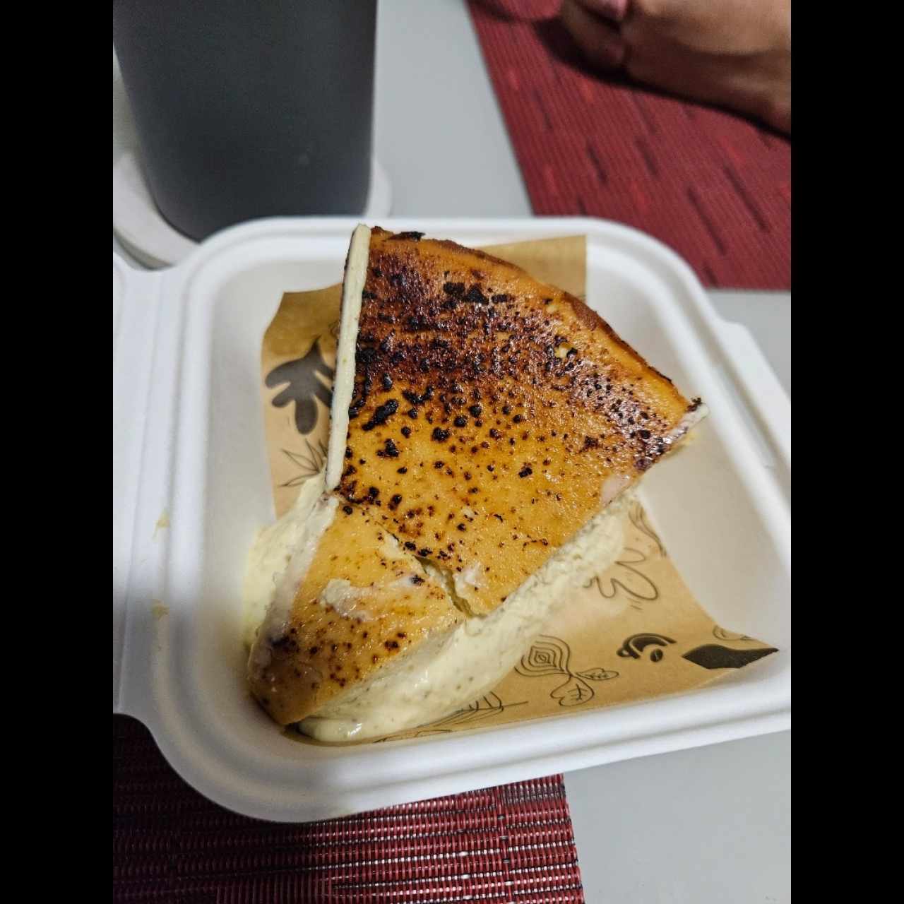 Tarta vasca de pistacchio