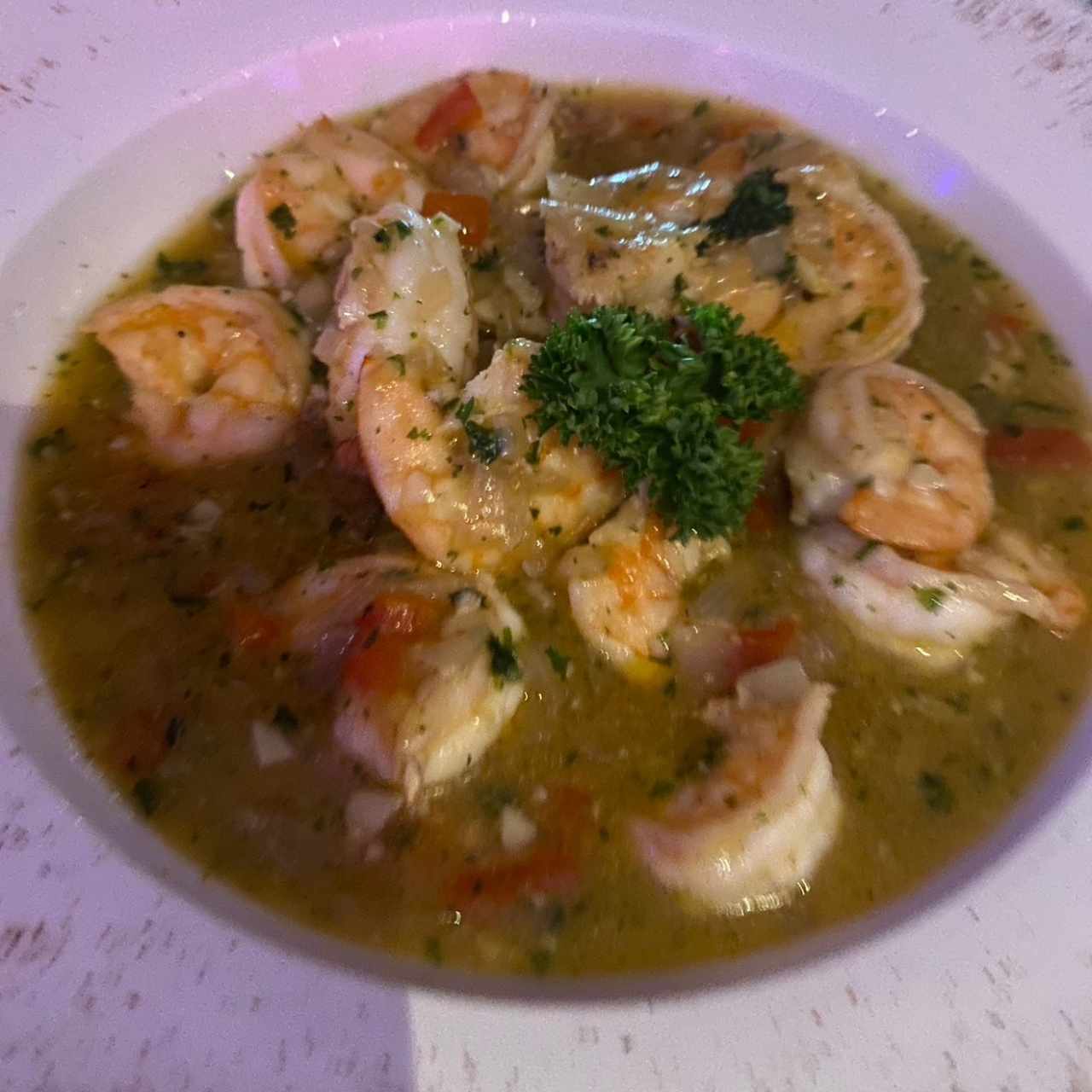 Mariscos - Camarones al Ajillo