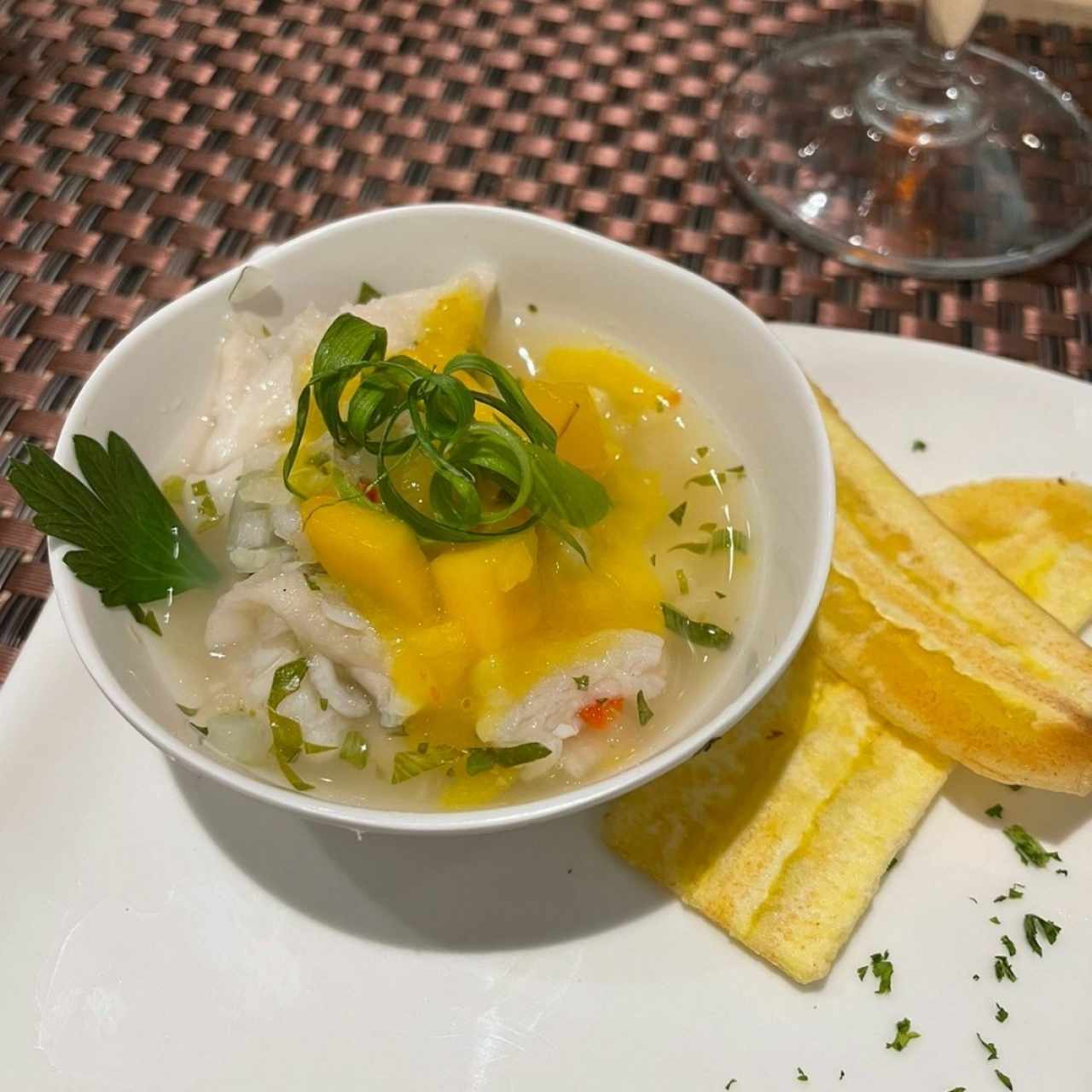 Entradas - Ceviche de Corvina