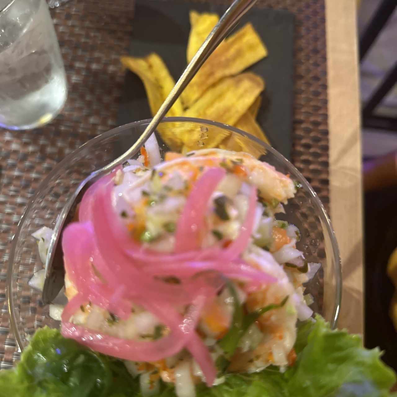 Ceviche de camarón 