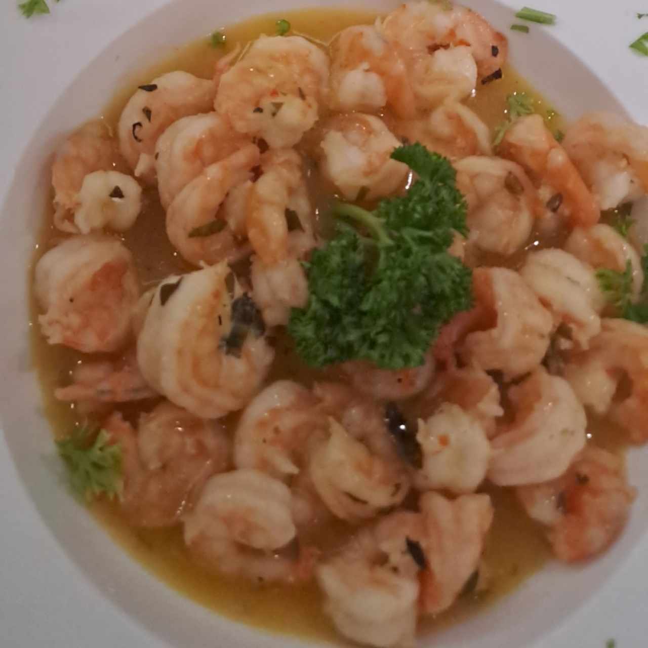 Mariscos - Camarones al Ajillo