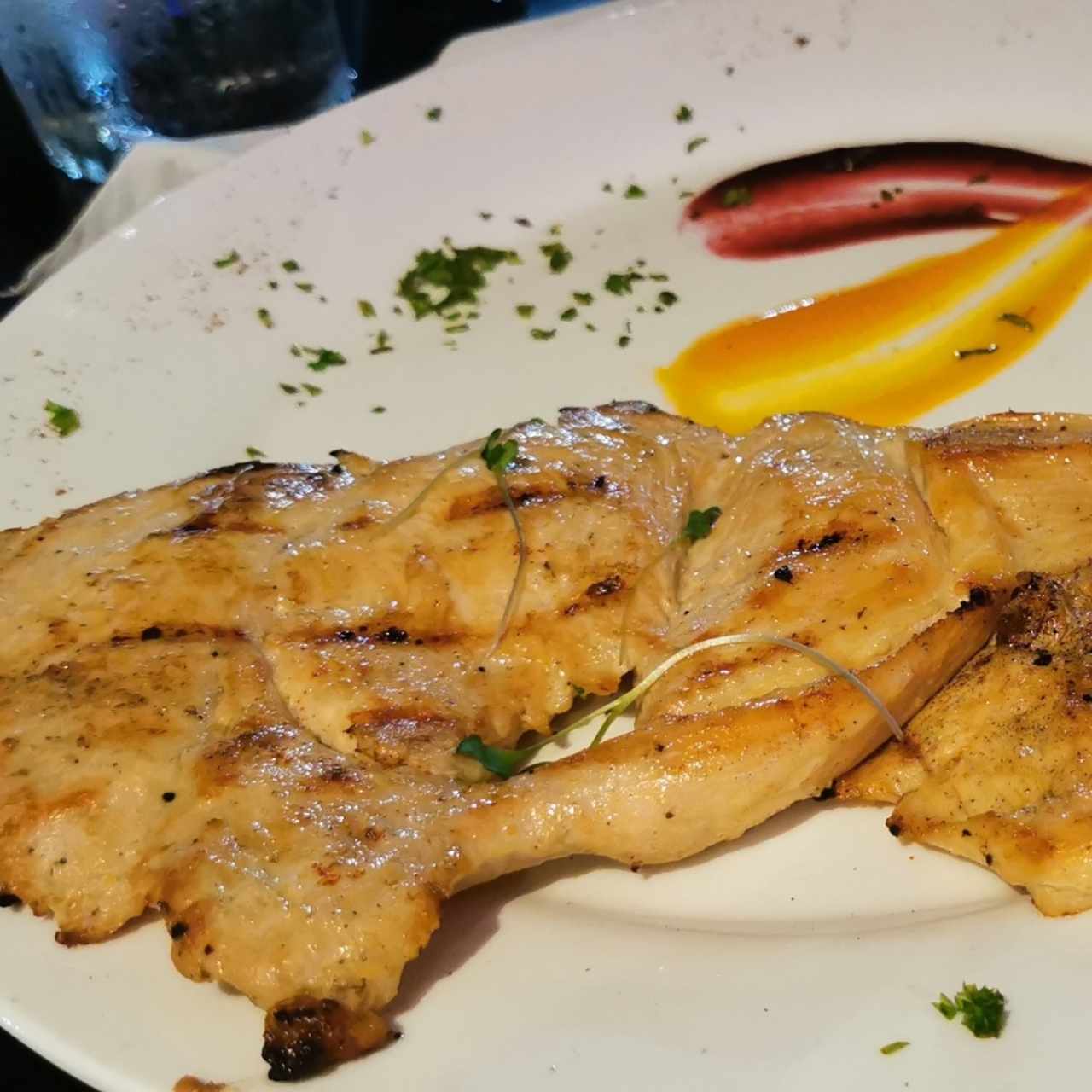 Pollo a la parrilla 