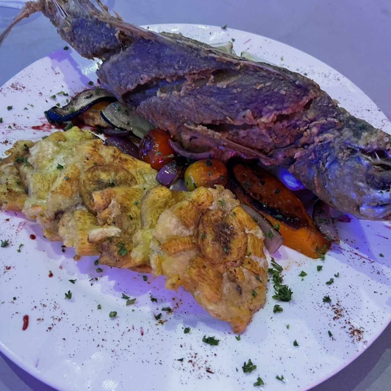 Pescado frito