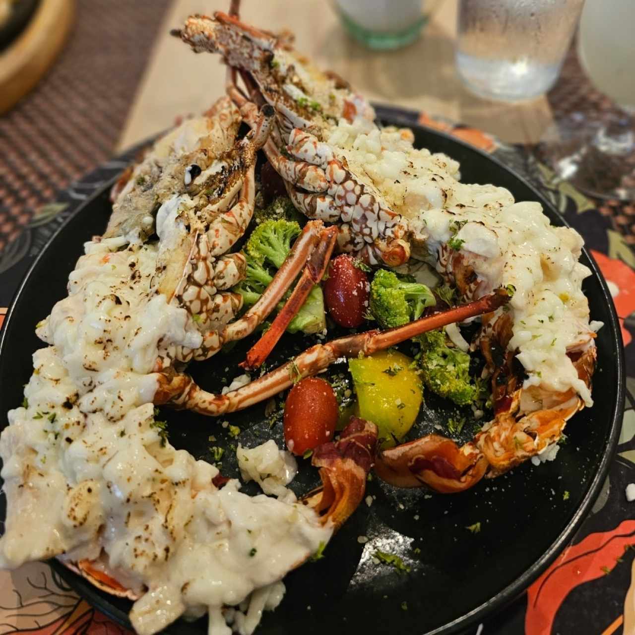 Mariscos - Langosta Gratinada