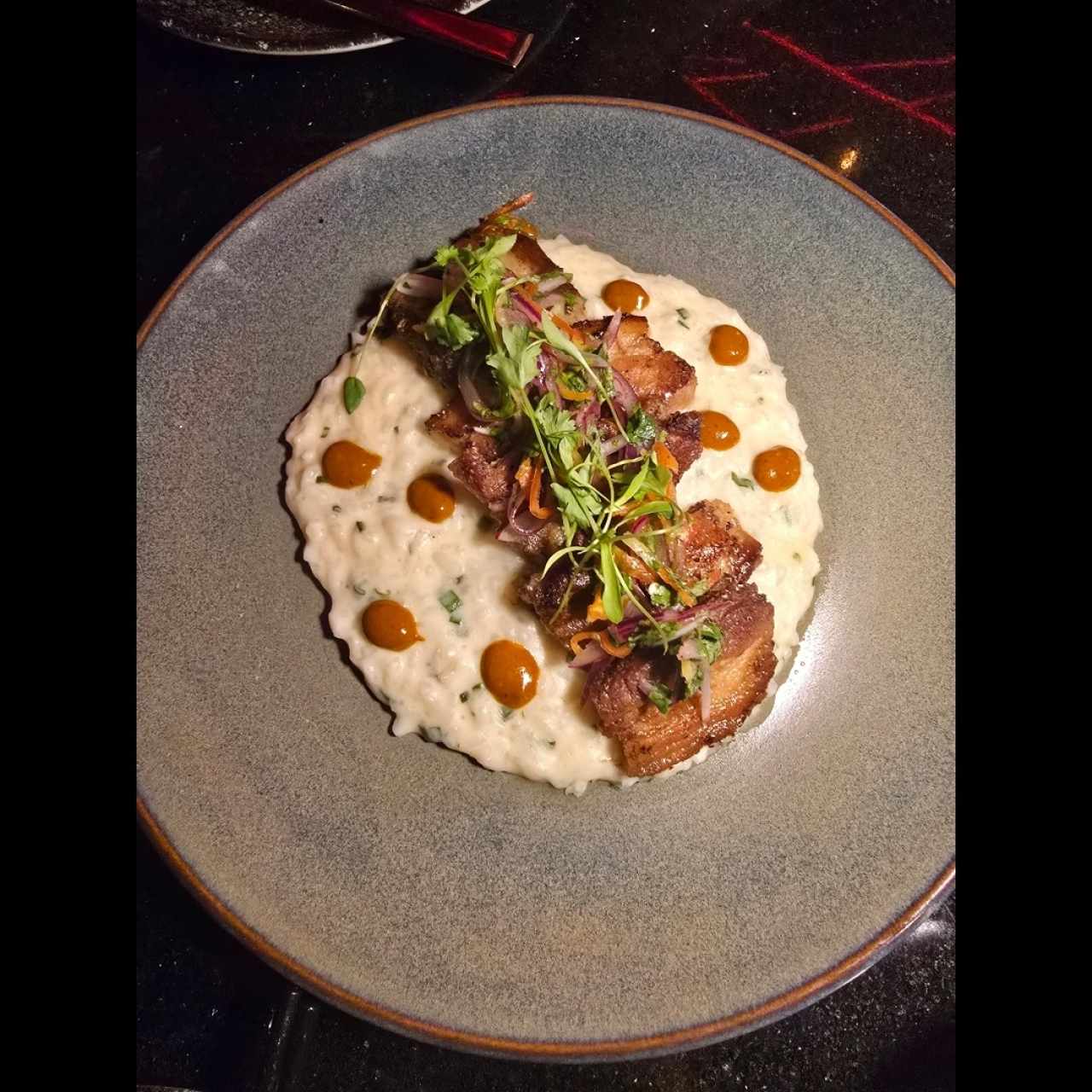 rissotto con puerco
