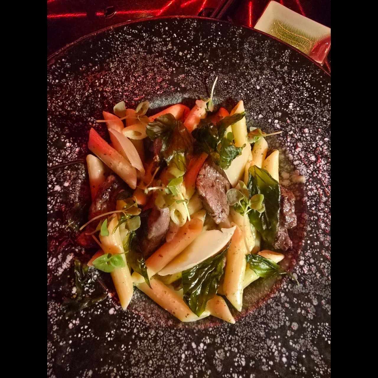 pesto con lomo