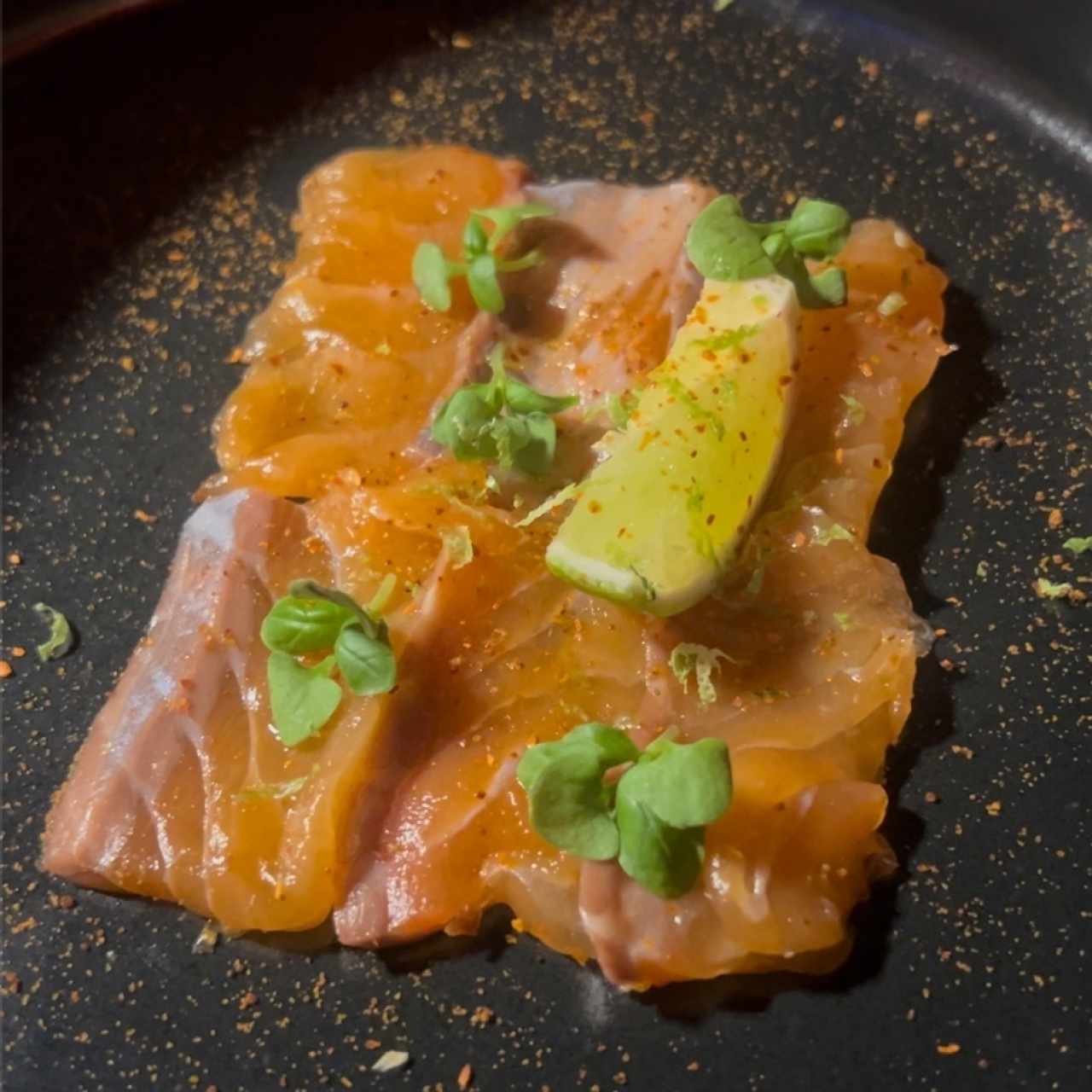 Tiradito de salmon