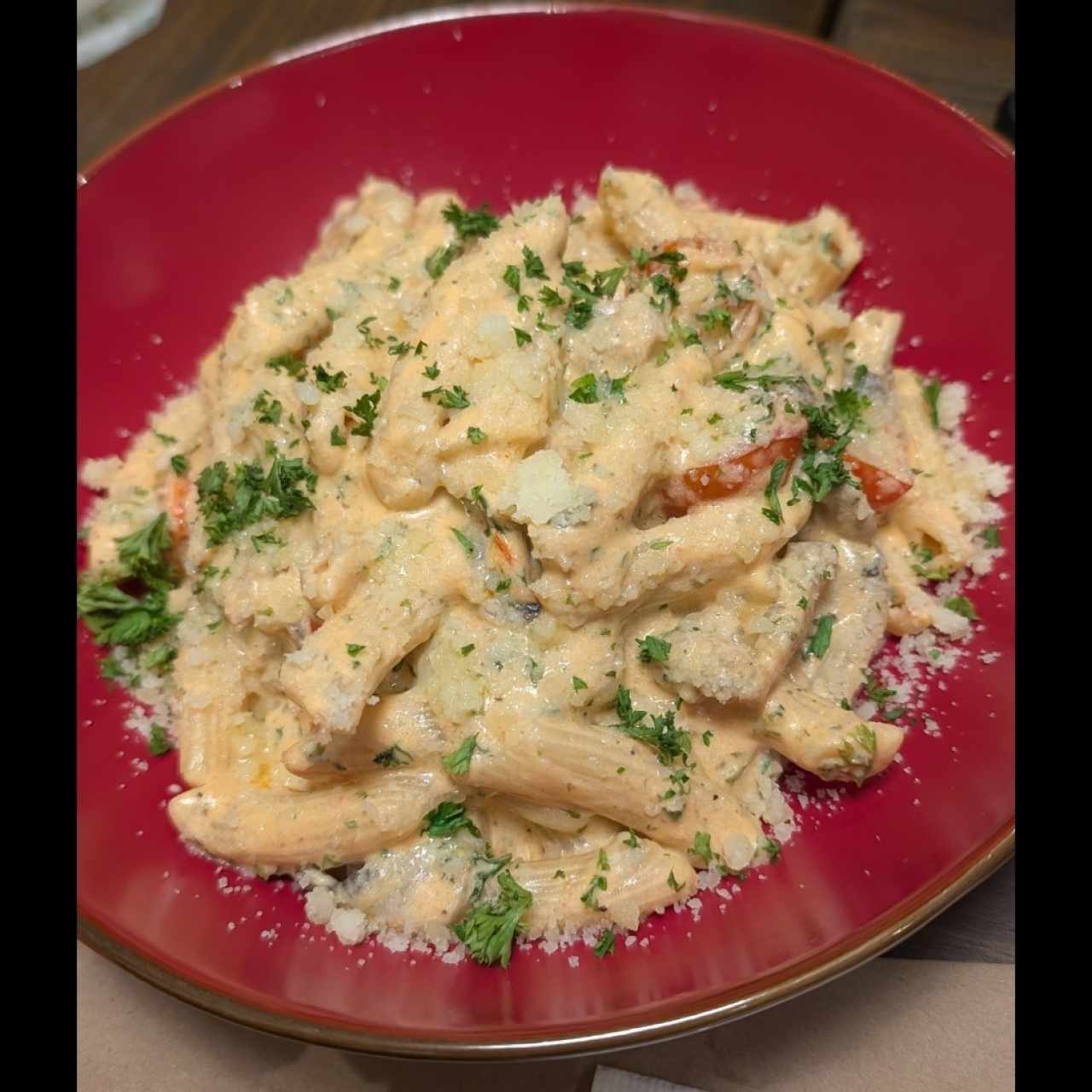 Pasta a la boscaiola